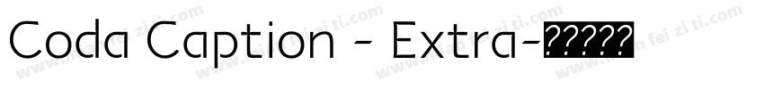 Coda Caption - Extra字体转换